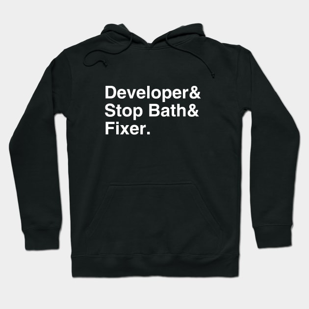 Darkroom Steps List Hoodie by GloopTrekker